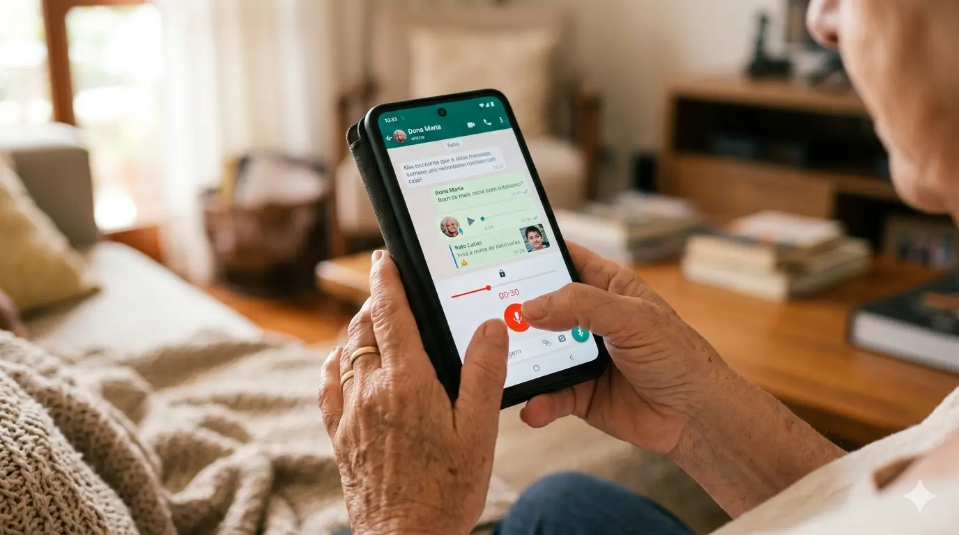Áudios no WhatsApp: Como Gravar e Ouvir com Calma e Privacidade